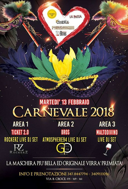 carnevale 2018 ticket 2.0