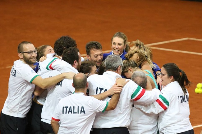 Impresa dell’Italia in Fed Cup a Chieti