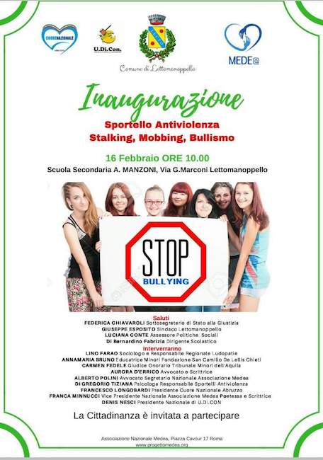 sportello antiviolenza Lettomanoppello