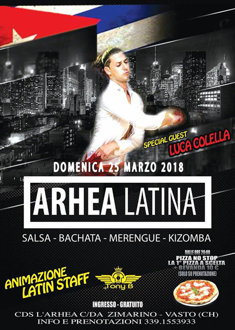 Arhea Latina 25 marzo 2018