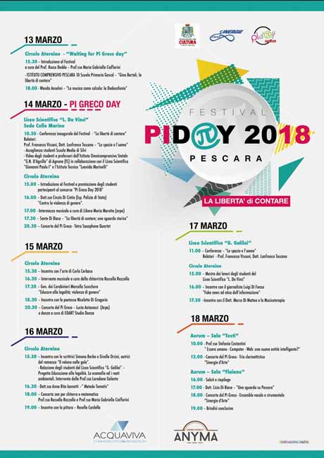 Festival Pi Greco Day 2018