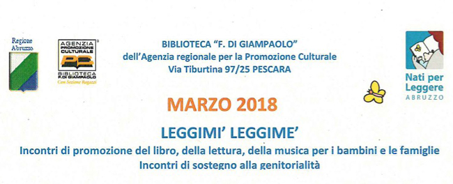 Leggimì, Leggimè: gli appuntamenti di marzo a Pescara