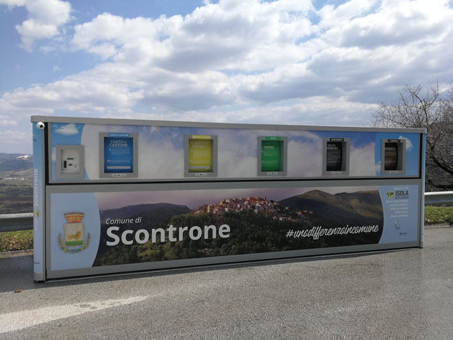 L'isola ecologica di Scontrone