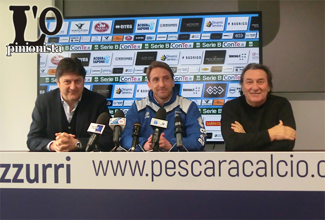 Pescara - Parma: Epifani e D'Aversa a fine partita