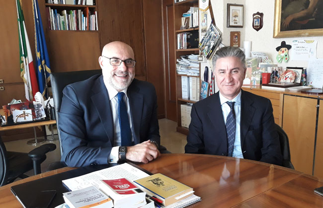 Di Primio incontra il nuovo presidente della CCIA Angelucci