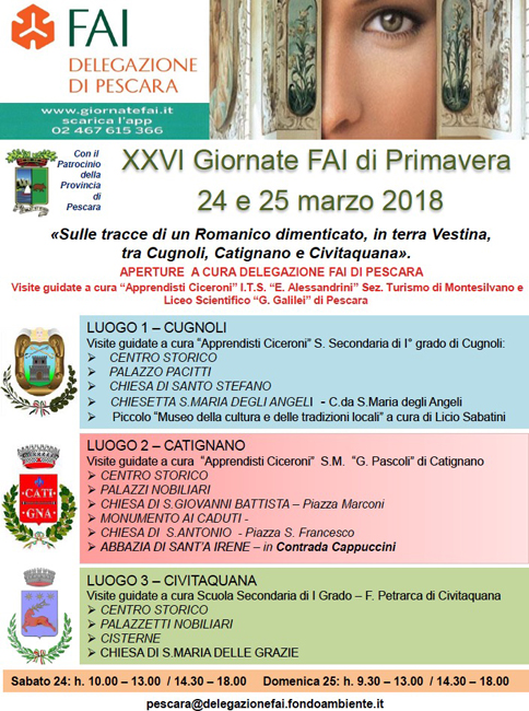 XXVI Giornate FAI di Primavera