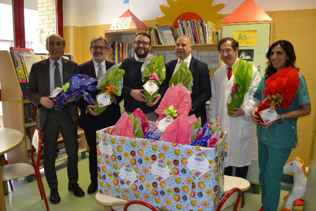 L'Aquila uova pasquali donate Cna pazienti pediatria