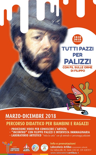 Vasto, “Tutti pazzi per Palizzi”: al via il percorso didattico-artistico