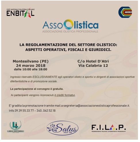 Progetto AssoOlistica, se ne parla il 24 marzo a Montesilvano