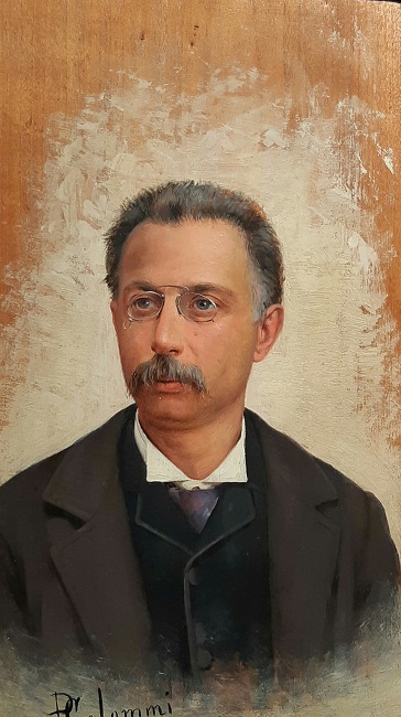 Vincenzo Bindi in un ritratto di Pasquale Celommi