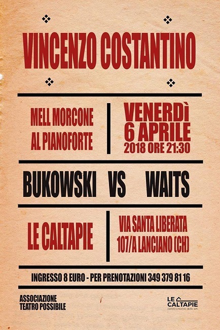 bukowski vs Waits catalpie 6 aprile