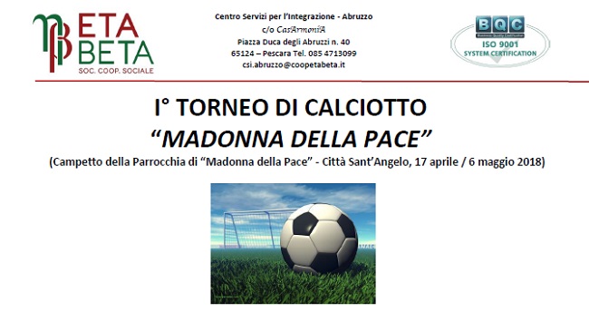 calciotto Madonna della Pace Città Sant'Angelo