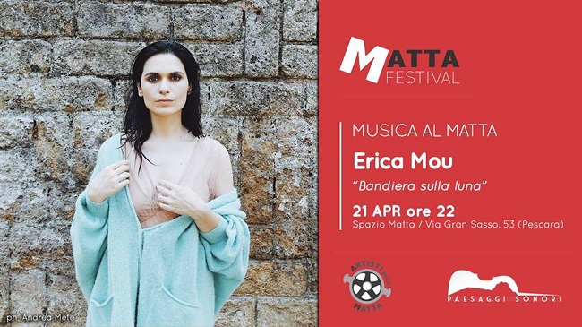 Erica Mou live Pescara 21 aprile 2018 Spazio Matta