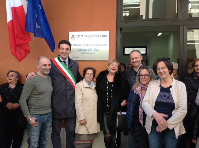 inaugurazione nuovo centro sociale anziani Montesilvano