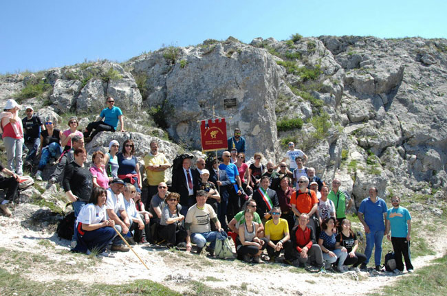 intitolazione falesia Andrea Bafile