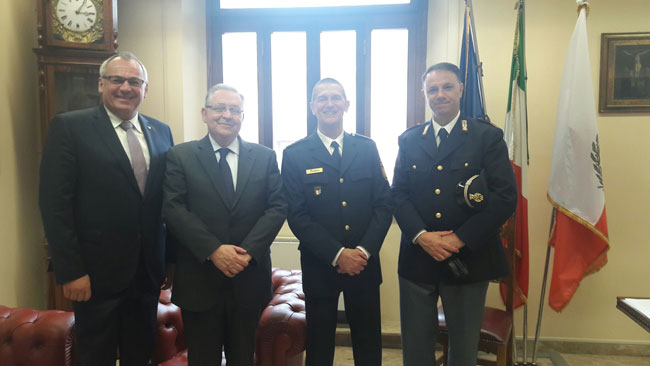 Manfred Schilder visita Teramo