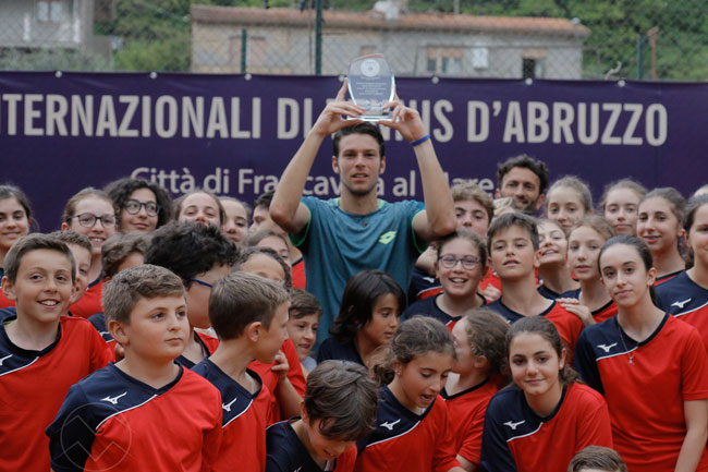 Internazionali Tennis d'Abruzzo trionfa Gianluigi Quinzi