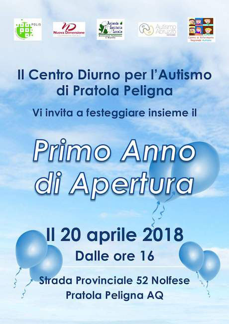 un anno insieme centro diurno per autismo Pratola Peligna