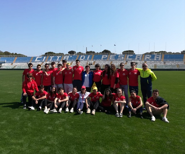 studenti Istituto Aterno-Manthoné Golden Gala Pietro Mennea Roma