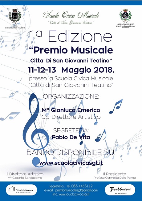 1° edizione del Premio Musicale Città di San Giovanni Teatino