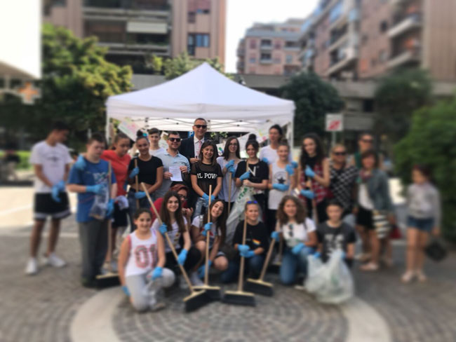 pulizia cicche Pescara