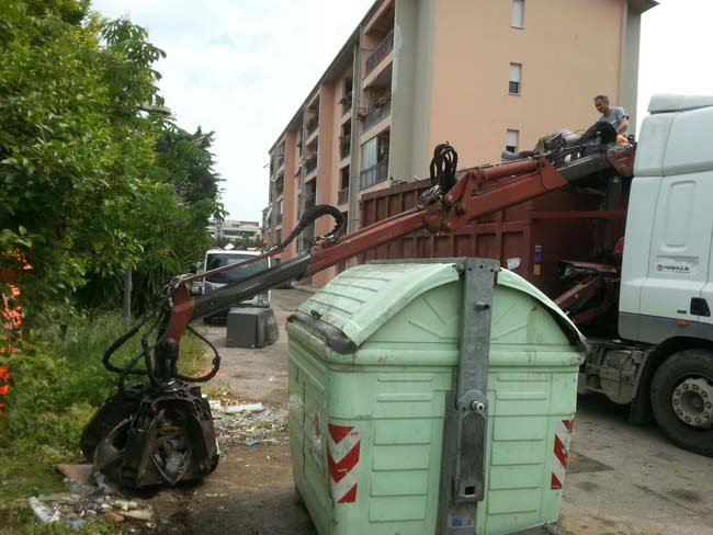 rimozione via Rimini Montesilvano