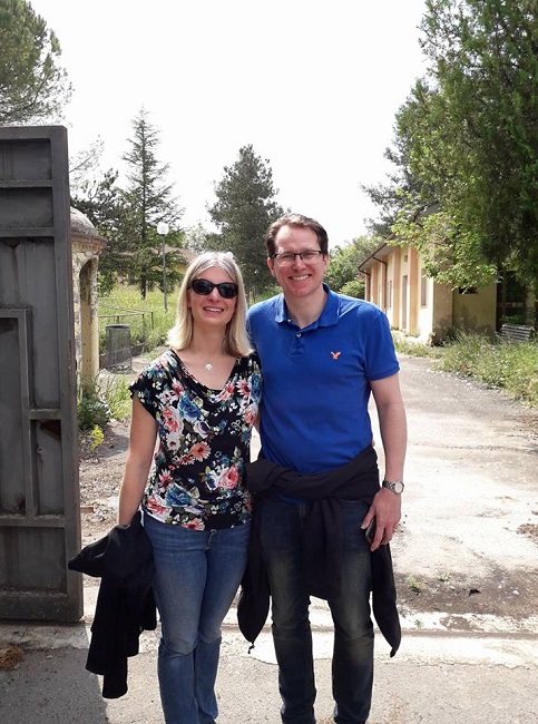 Teresa Clowes Bartholomew-col marito entrata  del campo 78