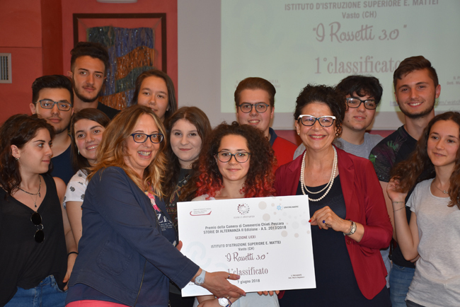 1 classificato licei istituto mattei vasto