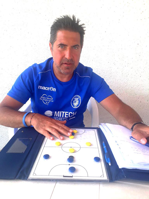 Andrea Sabalino allenatore Vastese Beach Soccer