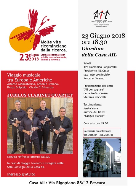 Evento Casa Ail Pescara ricerca scientifica testimonianze