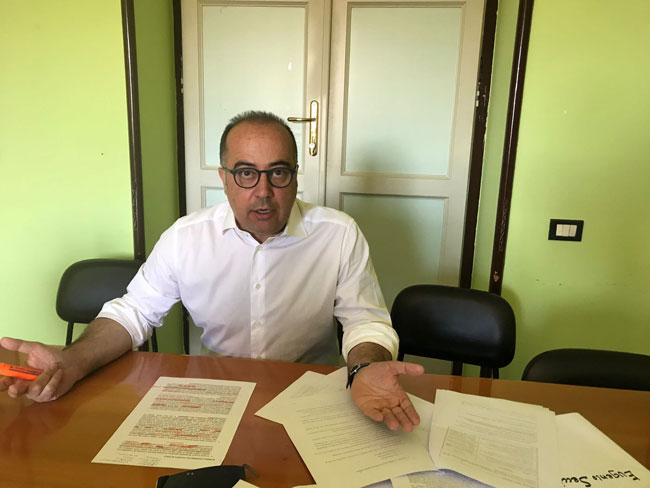 conferenza stampa consigliere Seccia