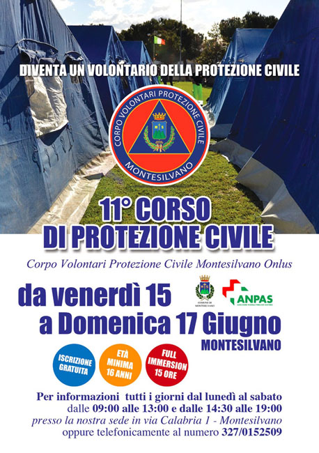 corso protezione civile Montesilvano