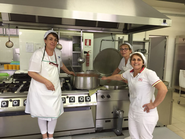 SGT sanità ASL promuove mensa scolastica comunale