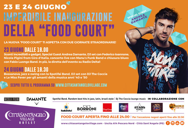 Food Court tra musica divertimento Village