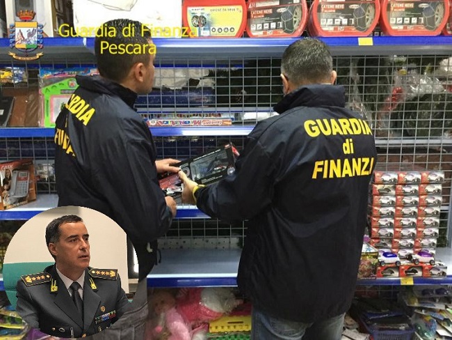 Pescara Gdf sequestrati 850mila giocattoli non sicuri