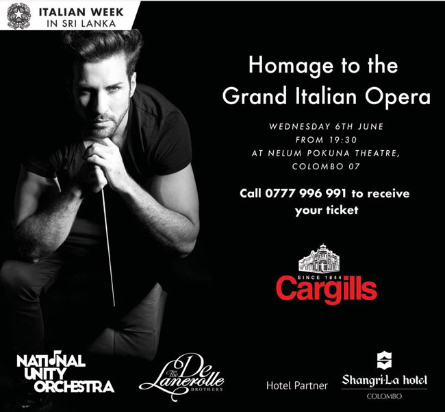 Jacopo Sipari sold out concerto Sri Lanka