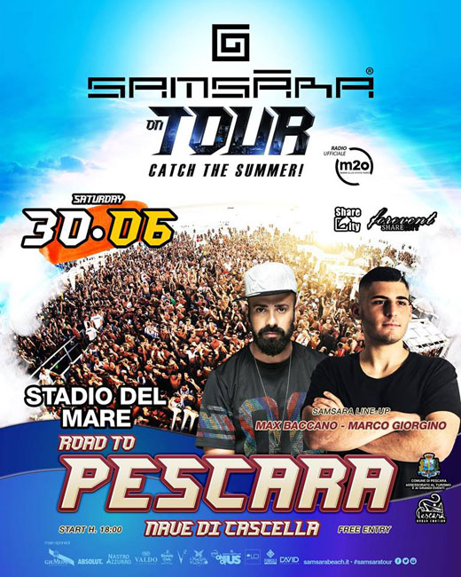 Samsara Pescara 30 giugno 2018