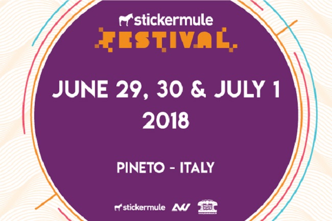 sticker mule festival