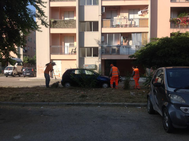 Montesilvano operazione controllo pulizia via Rimini