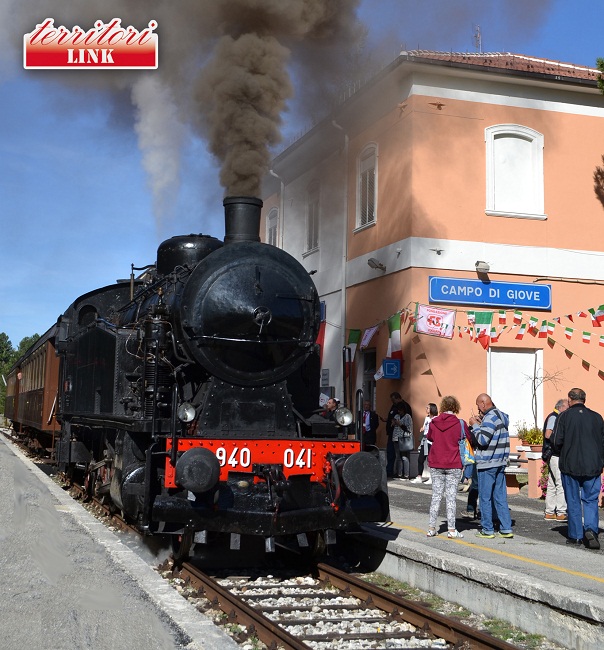 4 - 16 settembre 2017 - treno a vapore a Campo di giove per celebrazioni 120° Anniversario