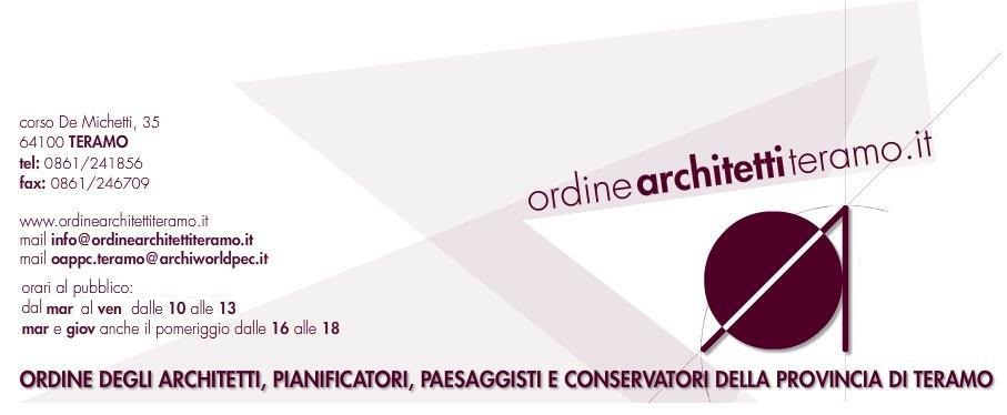 Ordini degli Architetti, Pianificatori, Paesaggisti e Conservatori