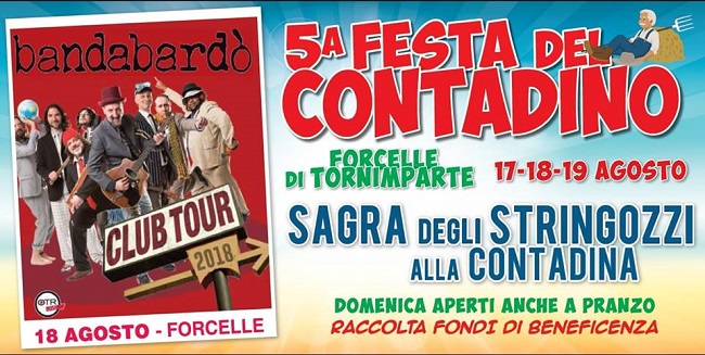 Le sagre di agosto 2018 a L'Aquila e provincia Le sagre di agosto 2018 a L'Aquila e provincia