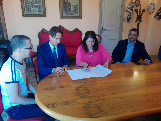 firma contratto per sede inps giulianova