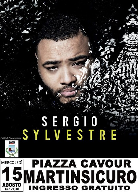 Locandina concerto Sergio Sylvestre