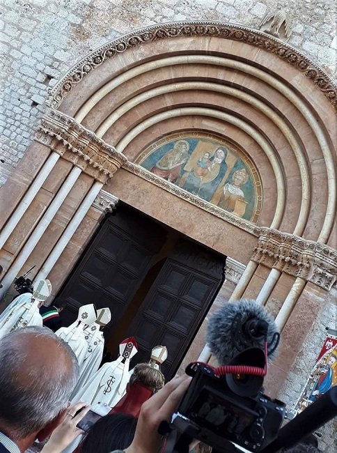 apertura della Porta Santa L'Aquila