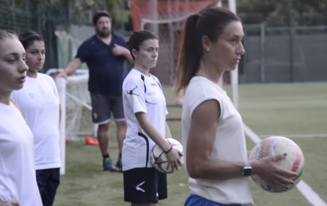 calcio femminile allenamento