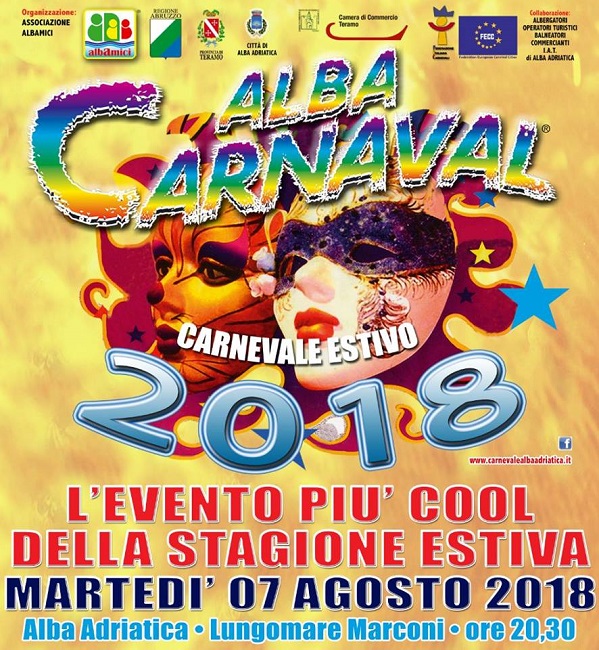 carnevale estivo alba adriatica 2018