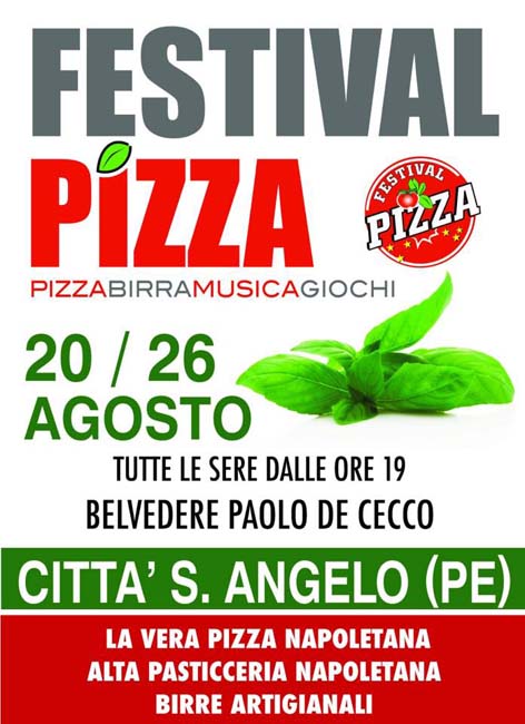 Festival della pizza 2018 Città Sant'Angelo