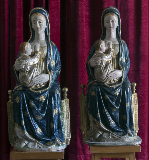 madonnina della neve riprodotta 3d