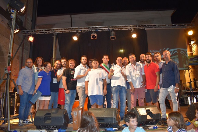 Massimo fagioli primo classificato alla 47ma Sagra della Porchetta